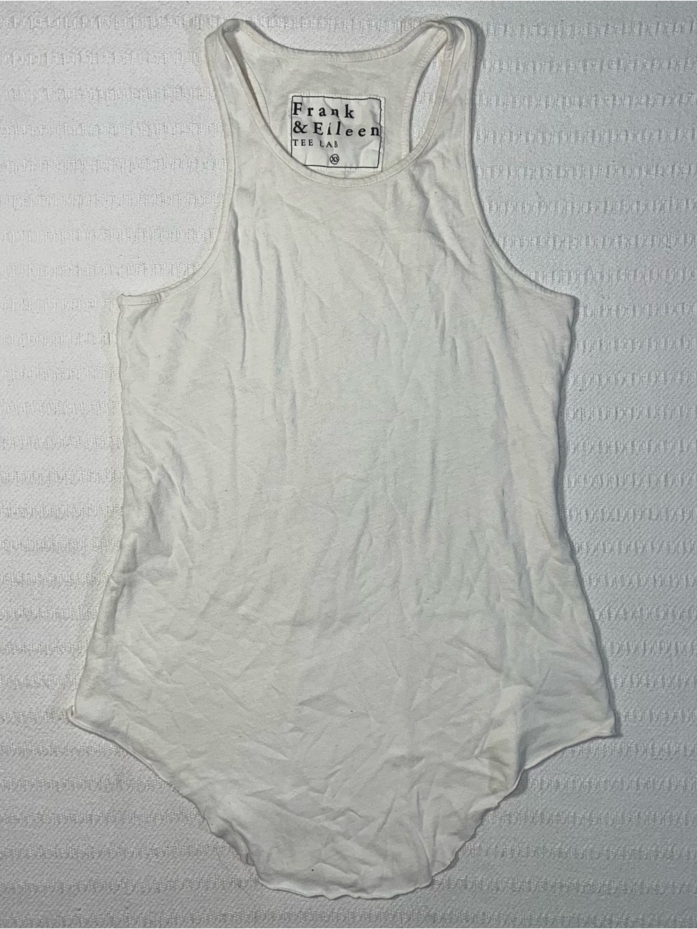 Frank & Eileen Tee Lab Base Layer Tank Top Womens XS 100% Cotton Breathable